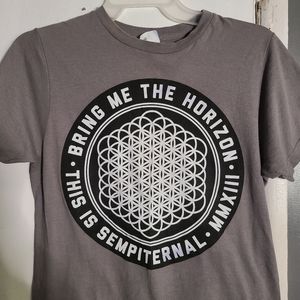 Bring me the horizon gray t shirt